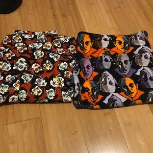 Two pair of LuLaRoe vintage Halloween leggings new